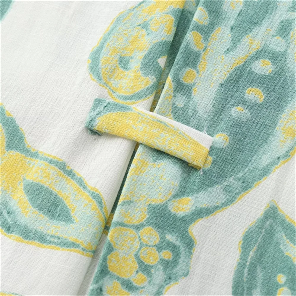 ZAR4 2024 Женская Летняя Льняная Рубашка