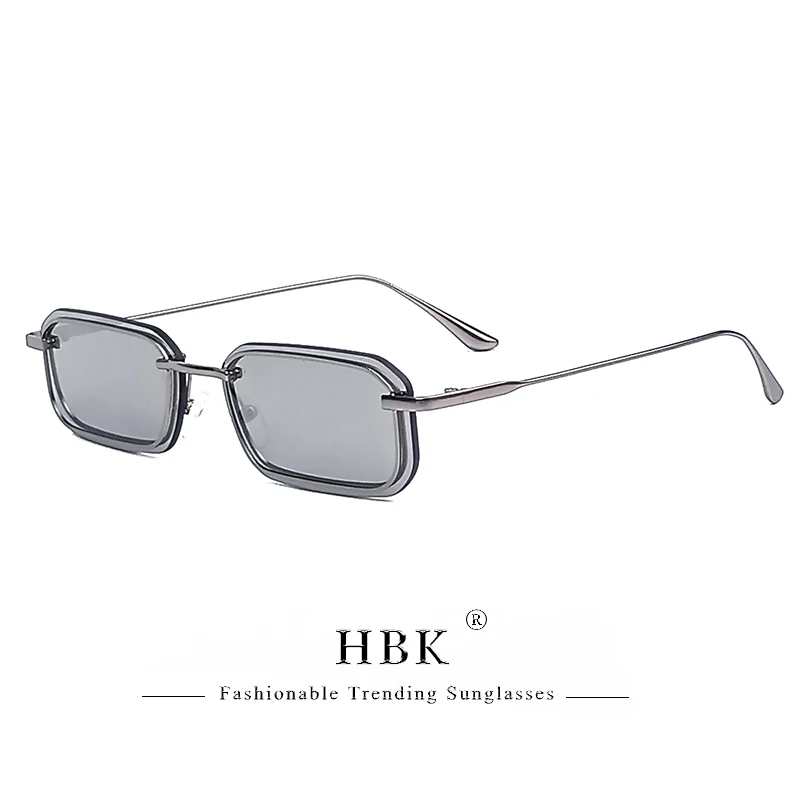 Солнцезащитные очки HBK мужские и женские в стиле ретро небольшие солнечные