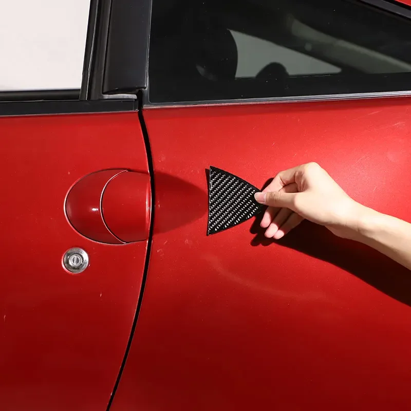 Для Mitsubishi Eclipse 2006 2007 2008 2009 2010 2011 мягкая дверная ручка из углеродного волокна