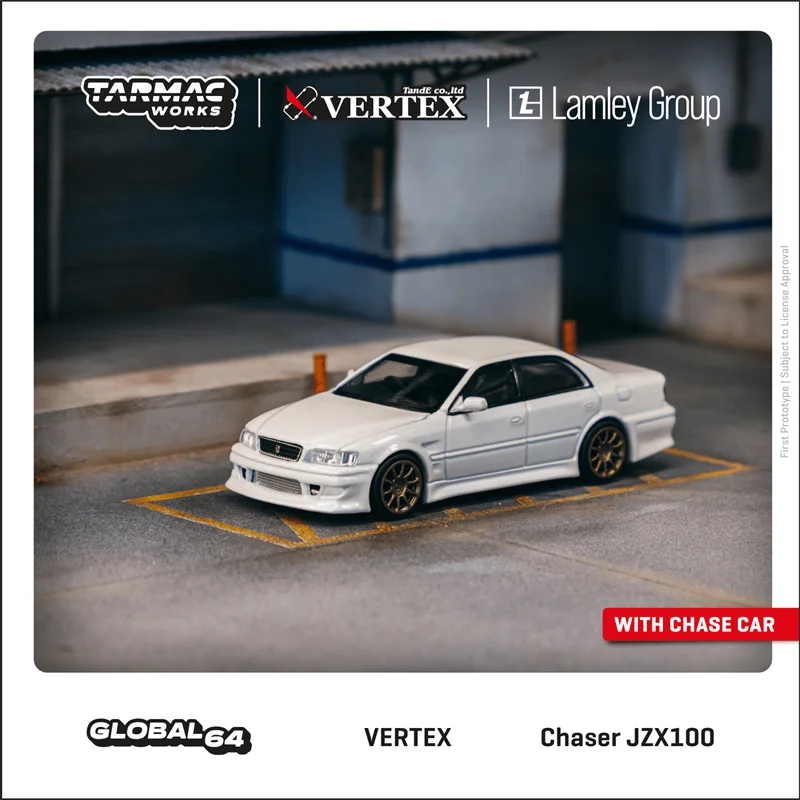 

(Pre-Order) Tarmac Works 1:64 Chaser JZX100 White Metallic Diecast Model Car