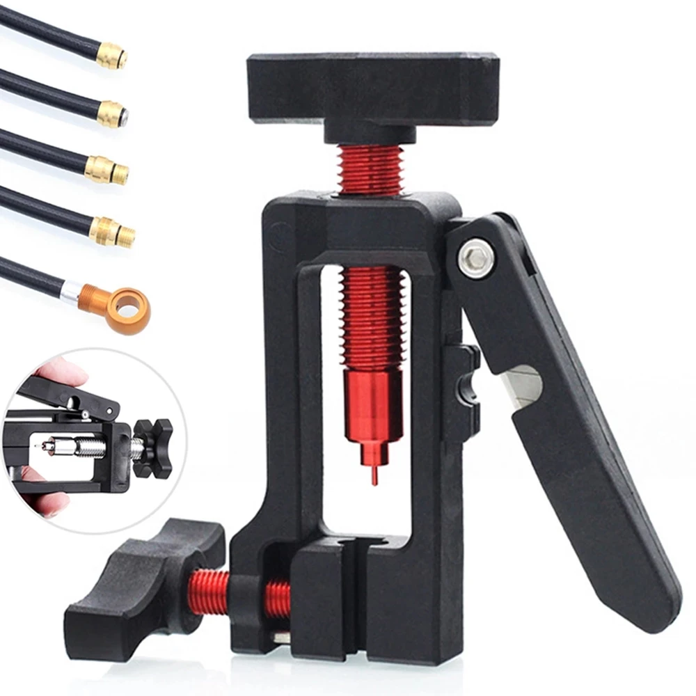 

2 в 1 велосипедный Гидравлический дисковый тормоз масло иглы инструменты драйвер шланг резак кабель плоскогубцы соединитель Олива вставка ...