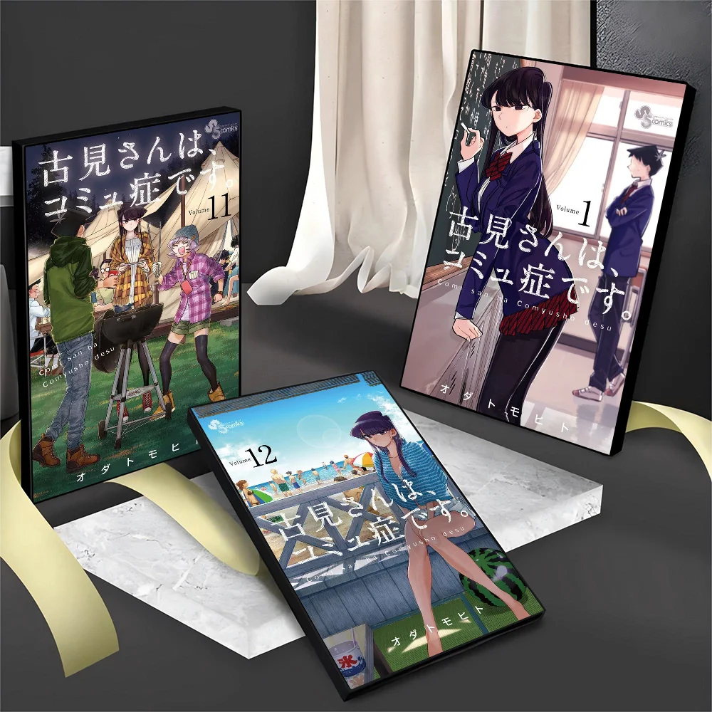 Плакаты Komyushou Desu аниме клейкие постеры для разговора с Komi гостиной бара