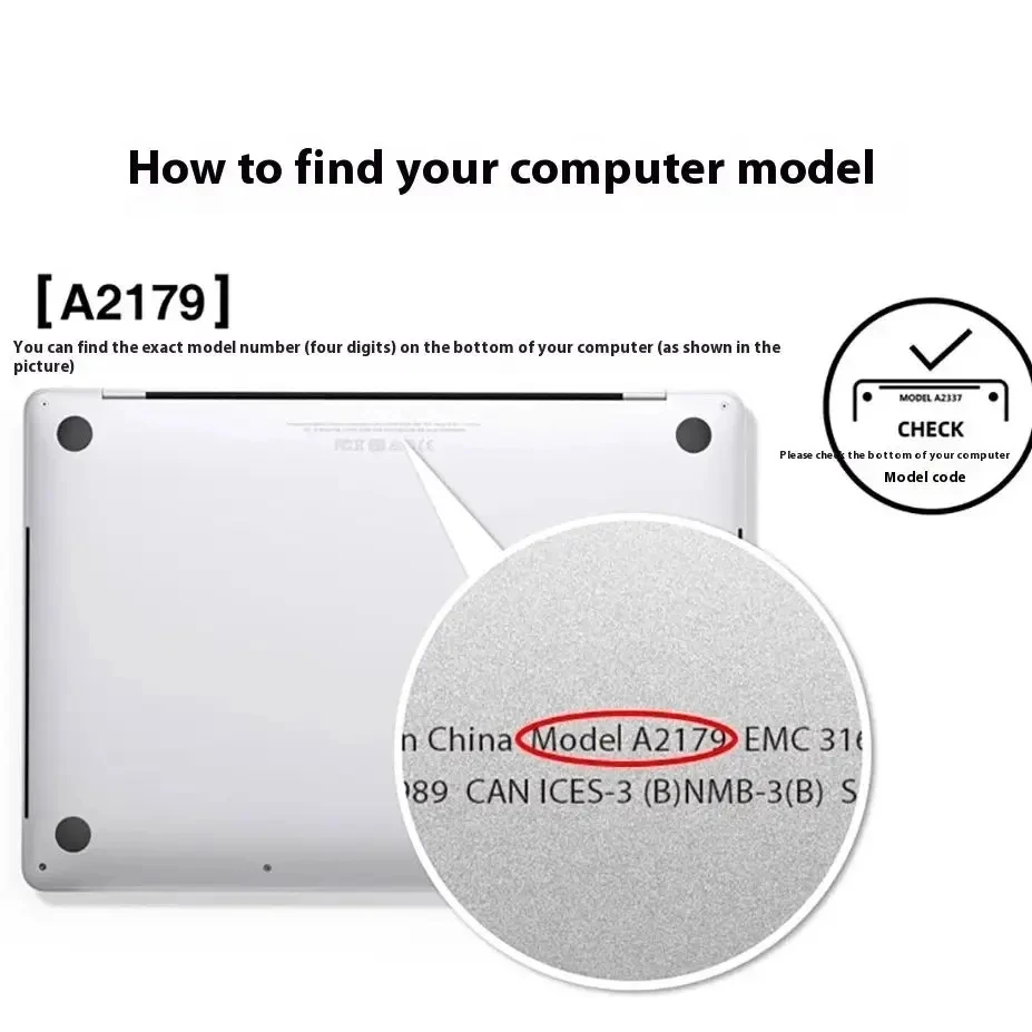 Милые чехлы для ноутбуков Macbook Pro14 A2779 Pro13.3 A2338 M3 M1 Air13 A2337 2024 Air13.6 A2681 A3113 Air15.3 Hard Shell