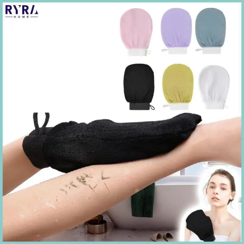 

Spa Exfoliator Bath Glove Shower Two-sided Massage Peeling Glove Body Cleaning Scrub Mitt Rub Dead Skin Removal Bathroom Product