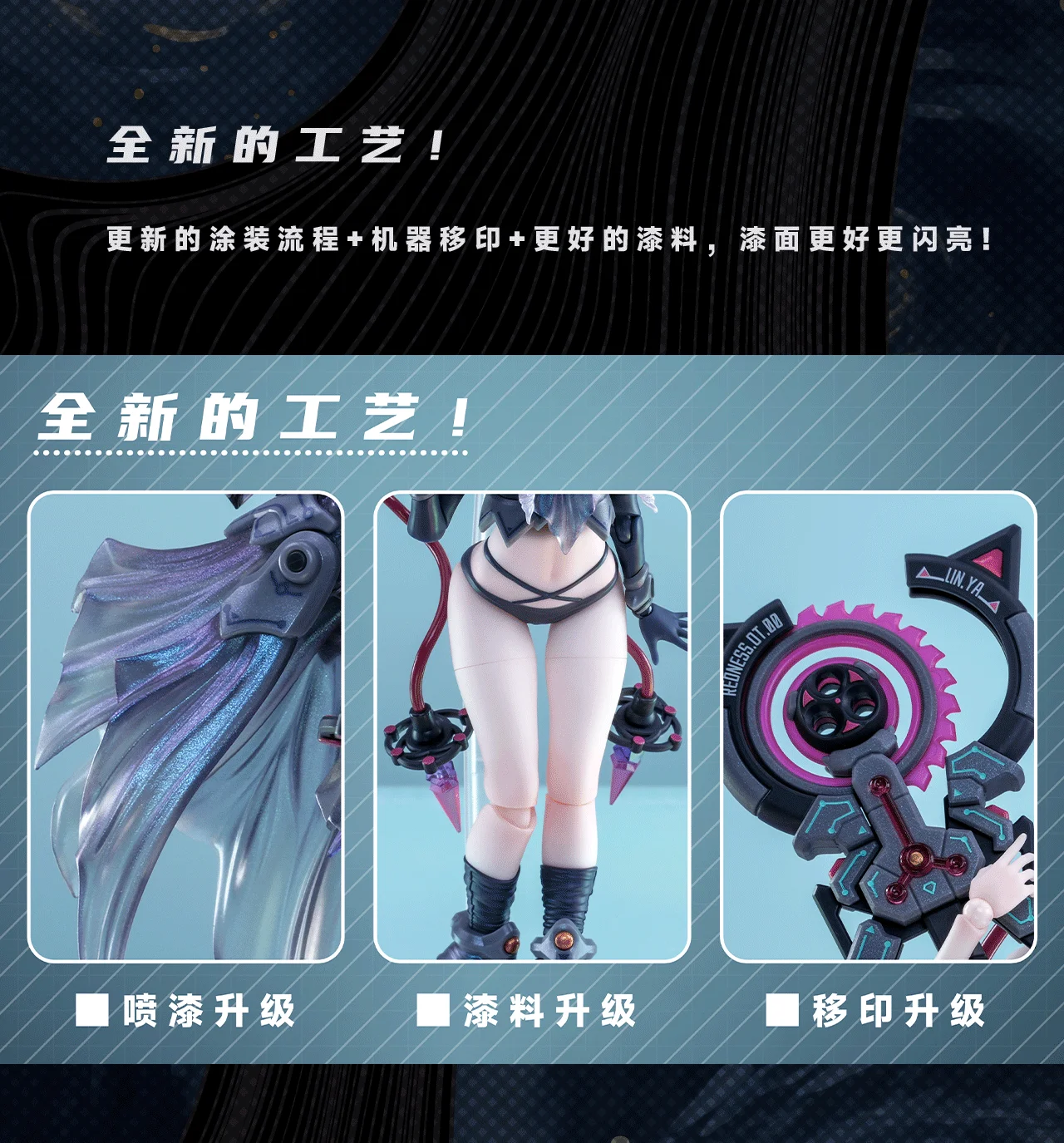 Фото Коллекционная фигурка Dimensional Figurative Guochuang Mecha Ji Niang 1/12: Оригинальная ведьма Линь Я, игрушка, коллекционный подарок №1