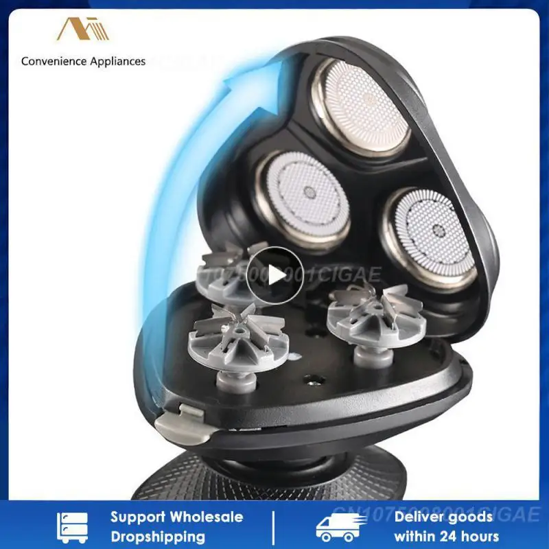 

4d Strong Shaving Razor Electric Razor Power Mode Charging Type Efficient Shaving Endurance 45-60 Minutes Rechargeable Shaver