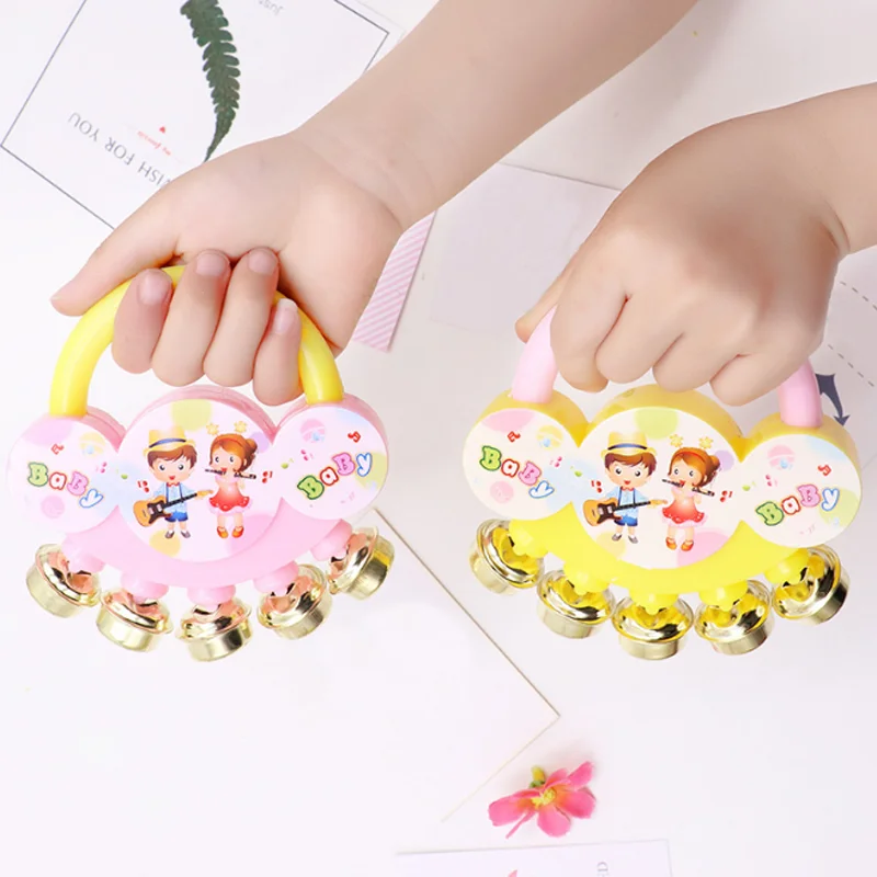 Новая детская погремушка мультяшный металлический колокольчик игрушка |