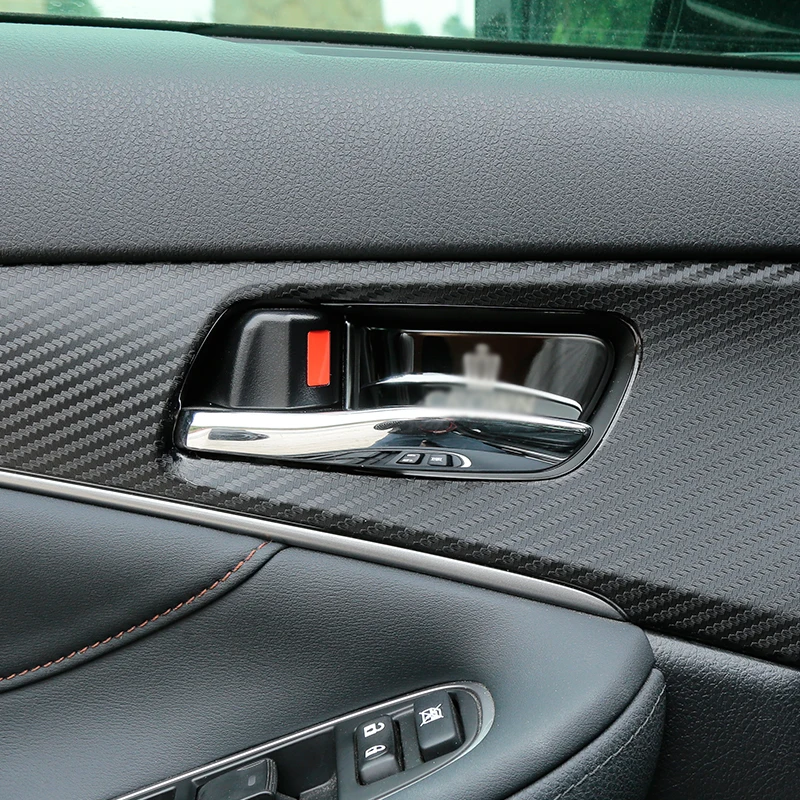 Подходит для серии 210 Toyota Crown, декоративные наклейки на дверную ручку, чашу, аксессуары для интерьера из нержавеющей стали.