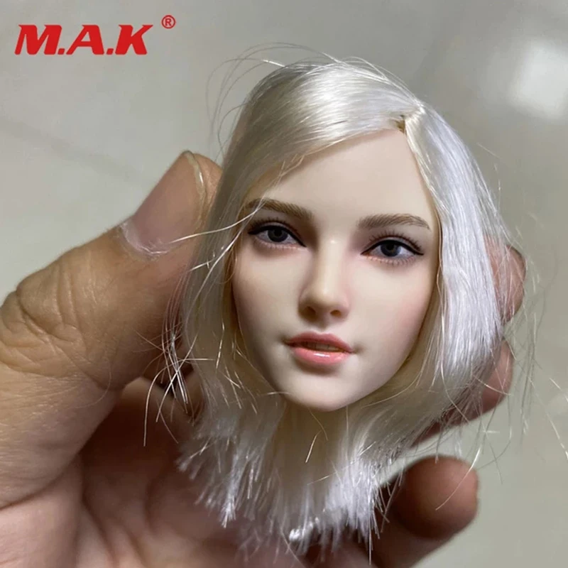 

In Stock 1/6 Scale Feamle Head Sculpt Sexy Female Hunter Head Carving For 12" action Figure SET036