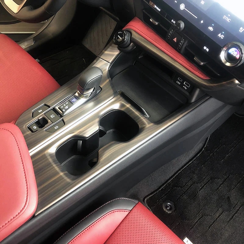 

Car ABS Wood Interior For LEXUS NX 260 350h NX260 NX350 Air Outlet Vent Gear Shift Central Console Headlight Switch Cover