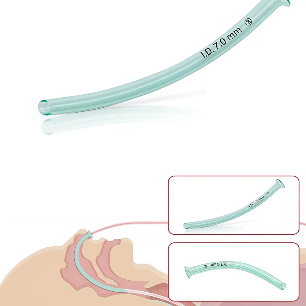 1 шт. 7 мм одноразовые медицинские нософарингеловые воздуховоды трубки трубка для