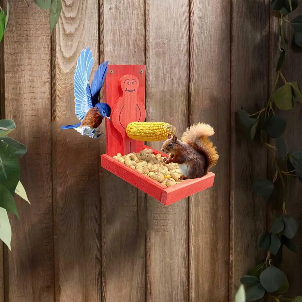 

Wild Bird Feeders Proud Man Tree Decor Animal Feeder Garden|Outside|Yard