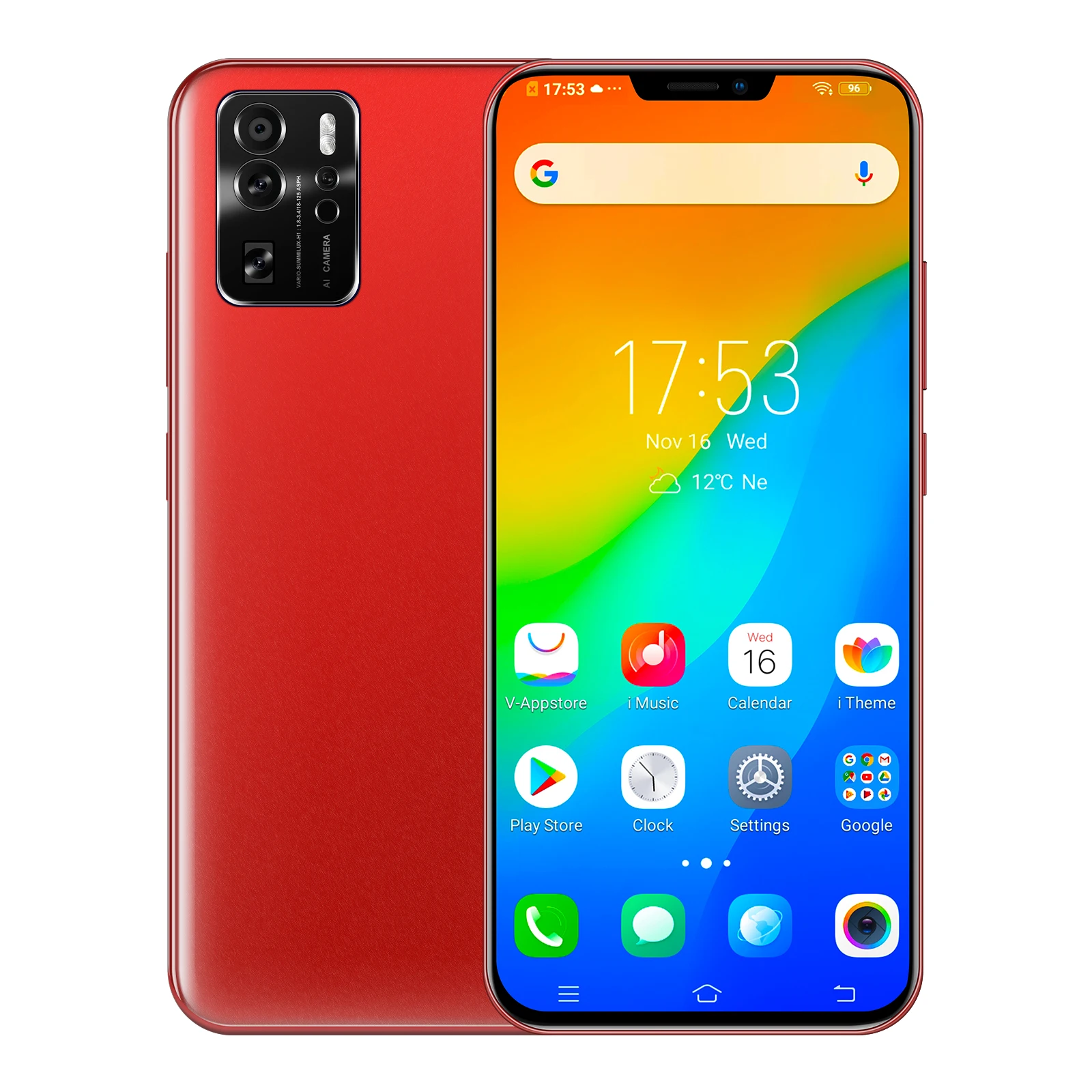 Global Version Brand New Smartphone HTM N20 Pro 6.8 Inch HD Face Unlock Mobile Phones Android 12 OTG Supported 256GB Telefone