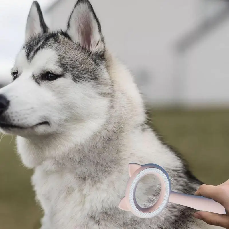 Двусторонняя щетка для удаления шерсти домашних животных груминга собак и кошек