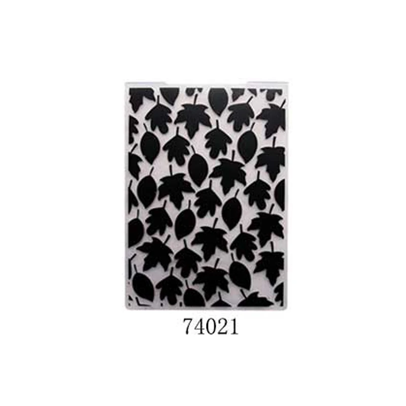 

Leaf Embossing folders Plastic Background Template for DIY Scrapbooking Crafts Making Photo Album Card Holiday Decor