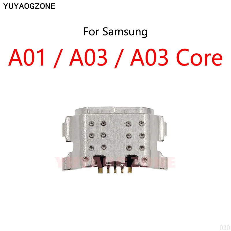 

50 шт./лот для Samsung Galaxy A01 A015F / A03 A035F / A03 Core A032F Micro USB зарядная док-станция зарядный порт разъем