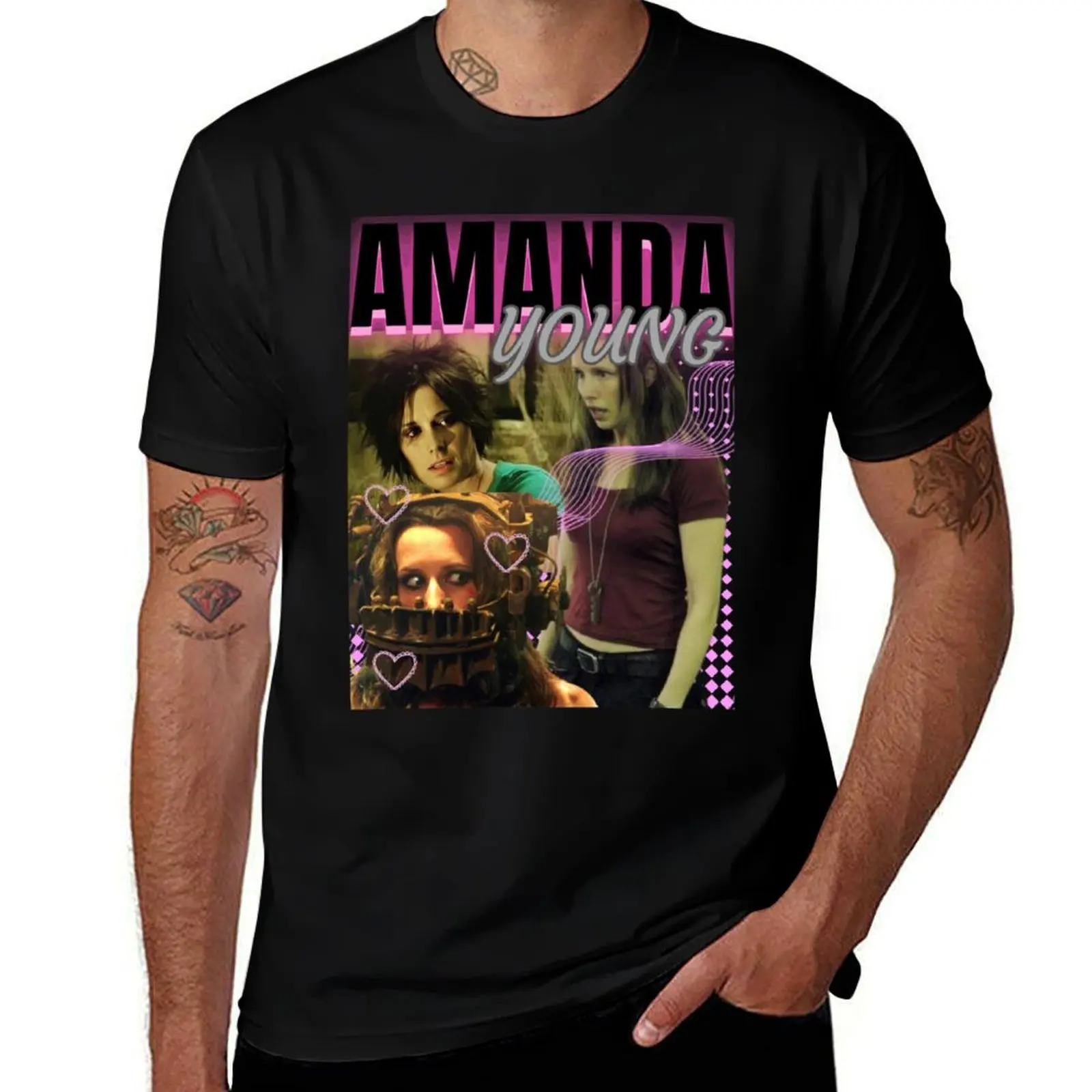 Фото Футболка Amanda Young Saw X Design, однотонная, с коротким рукавом. №1