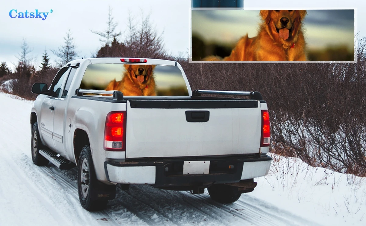 

Наклейка на заднее стекло автомобиля с изображением собаки, перфорированная оконная пленка, наклейки на заднее стекло грузовика, декор для автомобиля, грузовика