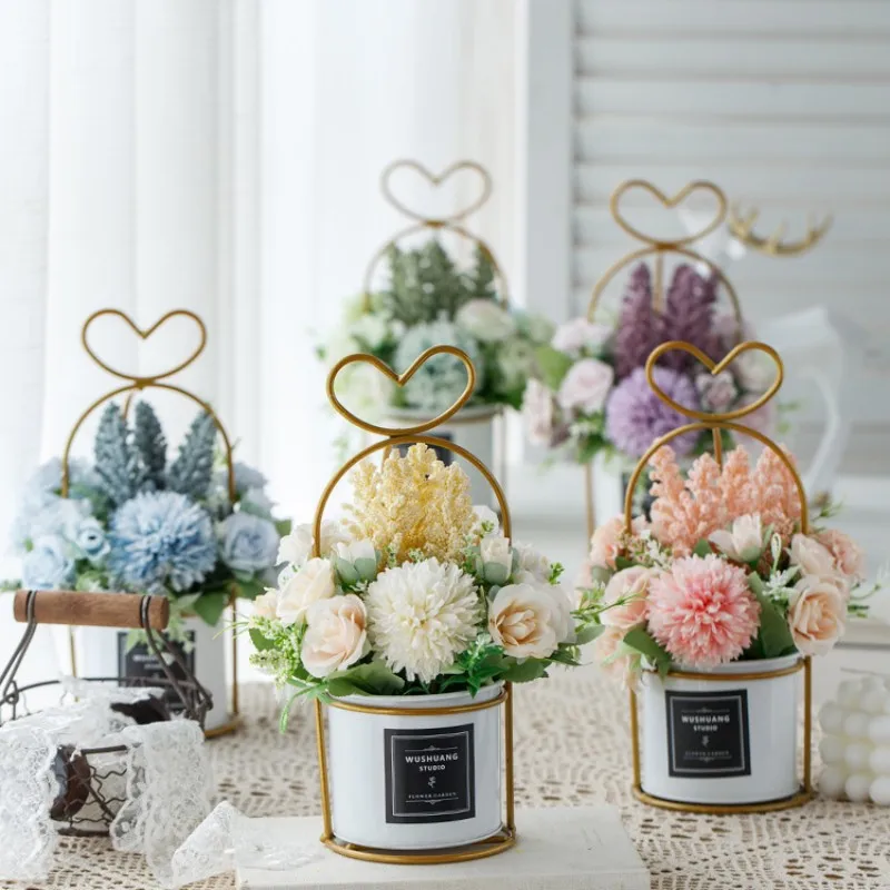 

Simulation flower sitting room table flower art decoration potted