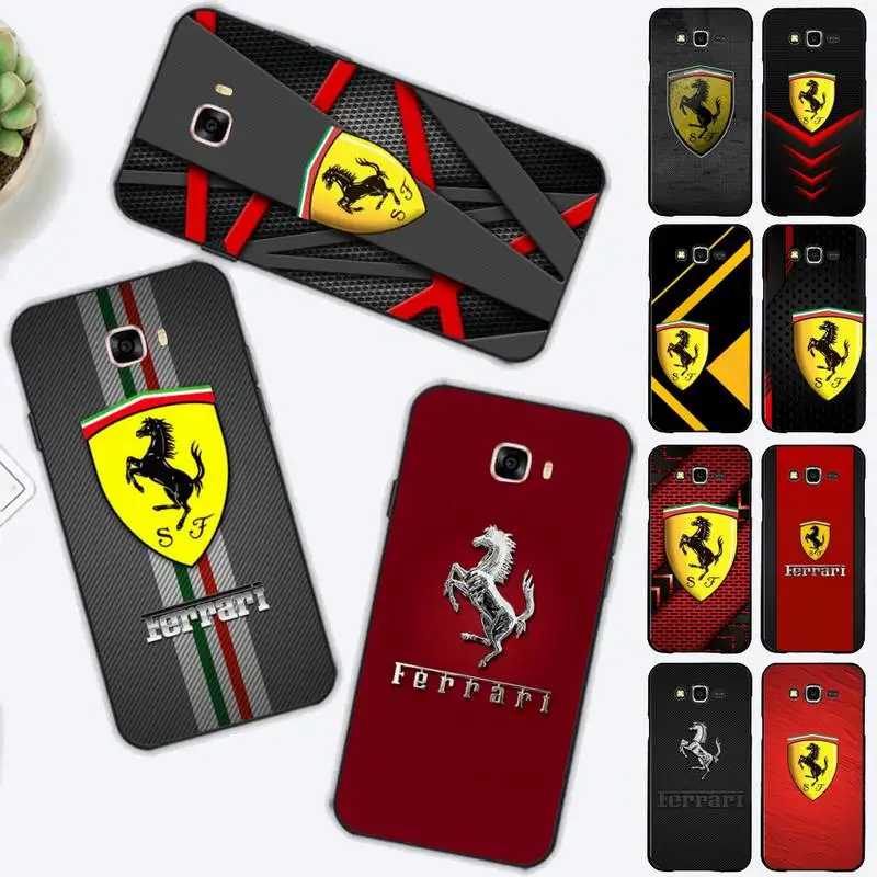 

FHNBLJ Sports Car Ferrari Phone Case for Samsung J 2 3 4 5 6 7 8 prime plus 2018 2017 2016 core