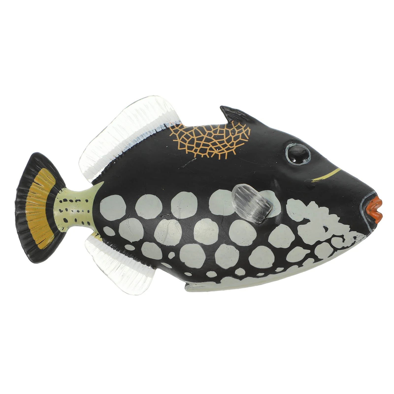 

Клоун Cannonball рыба игрушка для детей Модель распознавания животных искусственная Фигурка Искусственный орнамент пластиковая скульптура для детей