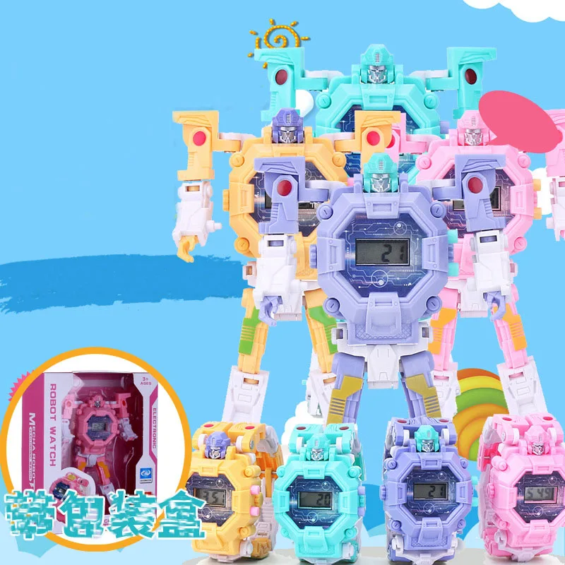 

Детские спортивные электронные часы-робот для мальчиков и девочек