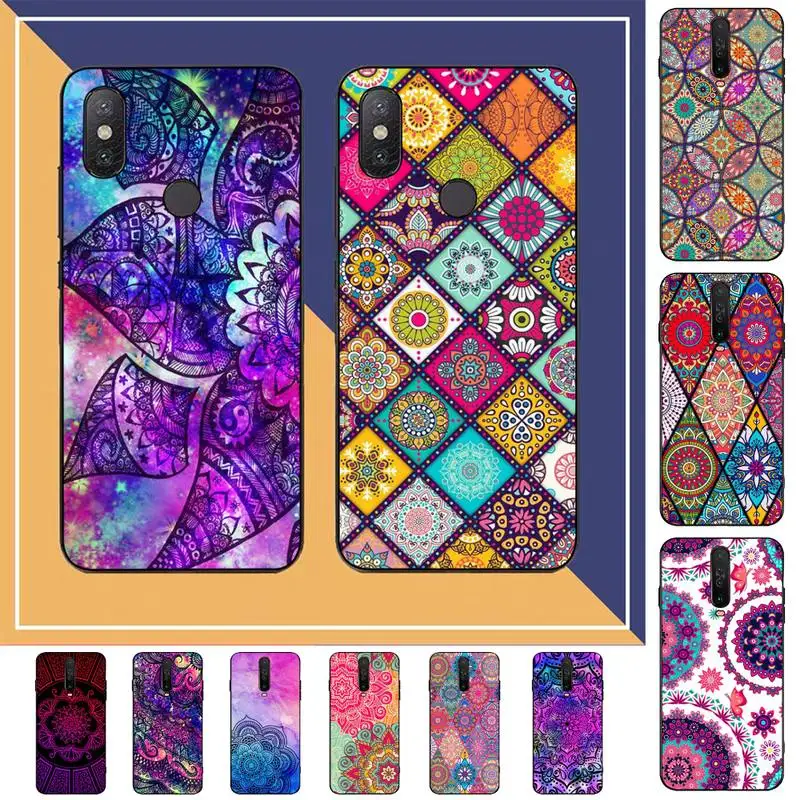 

Mandala Flower Totem Phone Case for Redmi Note 8 7 9 4 6 pro max T X 5A 3 10 lite pro