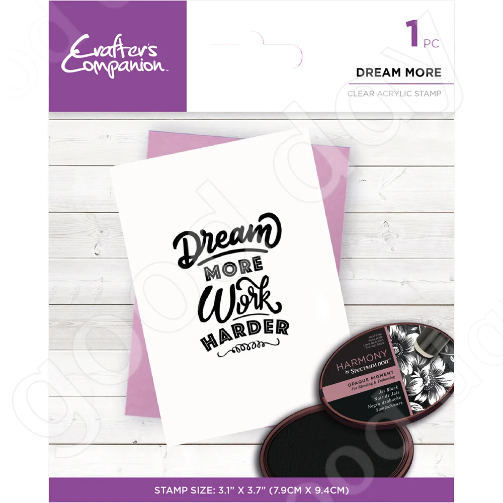 

Dream More Clear Stamps Scrapbook Diary Decoration Embossing Template Diy Greeting Card Handmade Hot Sale 2023 New Arrival