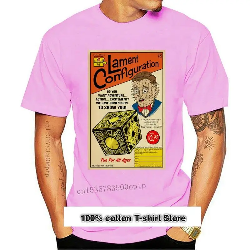 

Camiseta de manga corta para hombre y mujer, camisa de configuración de Lament Hellraiser, nueva