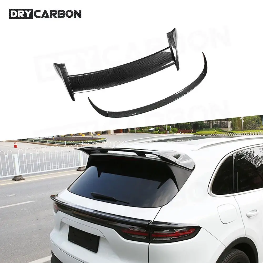 

Carbon Fiber Rear Trunk Spoiler Wing for Porsche Cayenne 2018 -2021 Rear Trunk Wing Spoiler