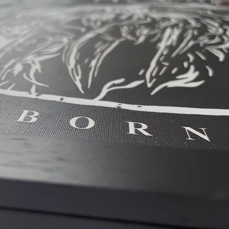 Рубашка из хлопка с черным лезвием Maliketh