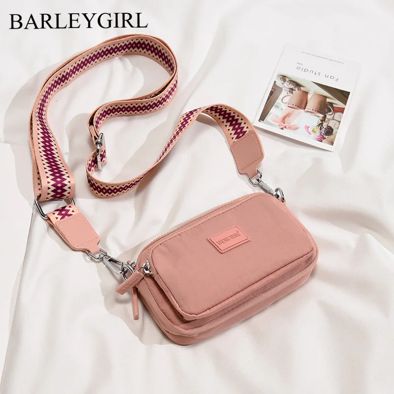 

New Texture Women's Bag Wide Shoulder Belt Fashion Color Matching Camera Bag Women's Shoulder Bag Slung Single Satchels Bag