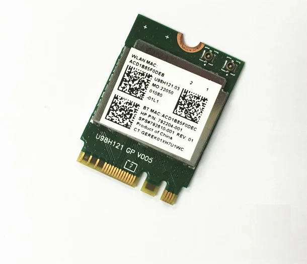 Новая сетевая карта Wireles для реакtek RTL8723BENF 802 11/B/G/N WIFI Bluetooth 4 0 NGFF/M.2 HP SPS:792610-001 |