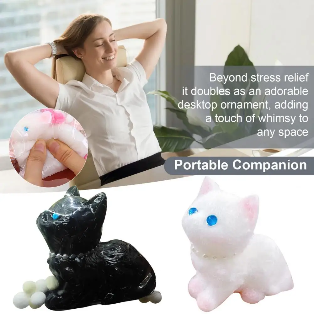 Мяч от стресса для кошек мягкая 3d игрушка снятия детей подростков взрослых