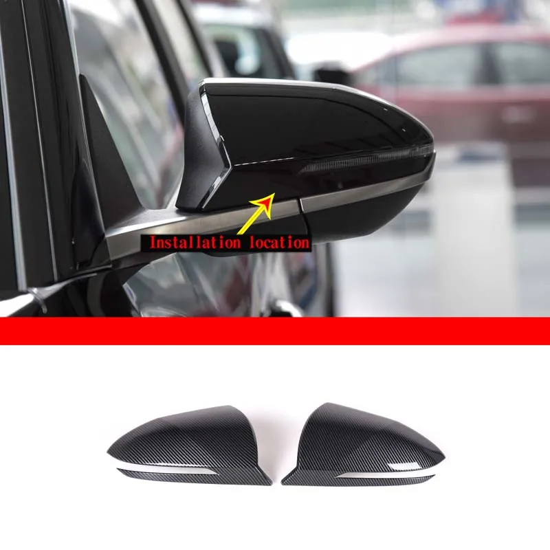 

Car Rear View Mirror Cover Cap Styling Molding ABS Carbon Fiber Pattern Car Styling for Hyundai Tucson L 2021+ Accessories