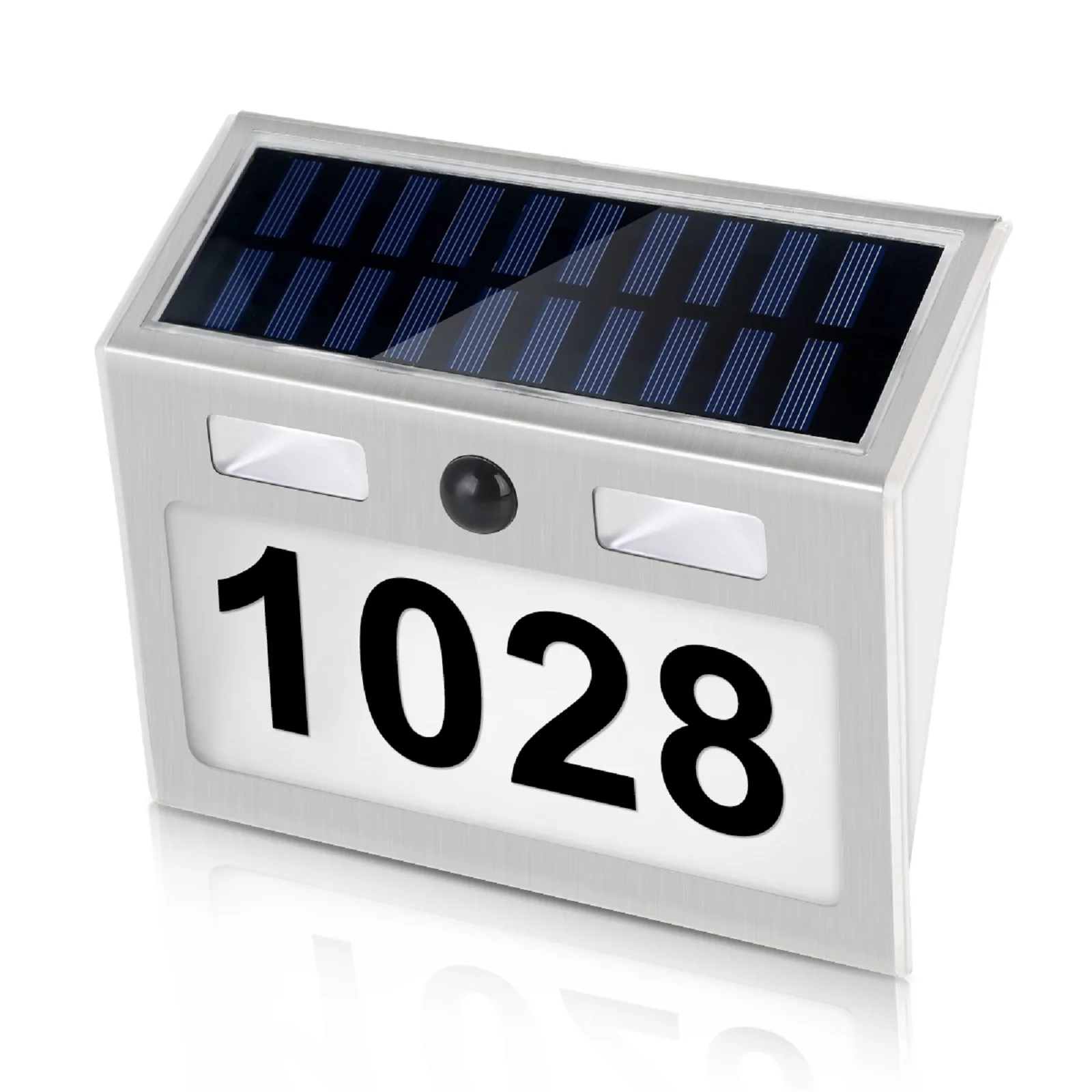 

Solar Doorplate Lamp Outdoor Lighting Human Induction Led Billboard Lamp House Apartment Number Light Wall Door Plate Lamp