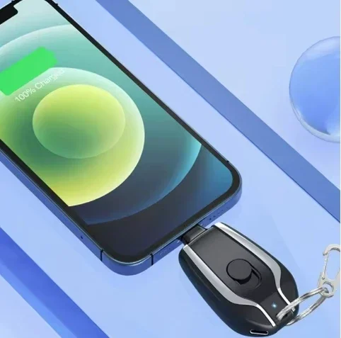 Лидер продаж 2024 портативный мини-Внешний аккумулятор 1500 мАч брелок аварийное