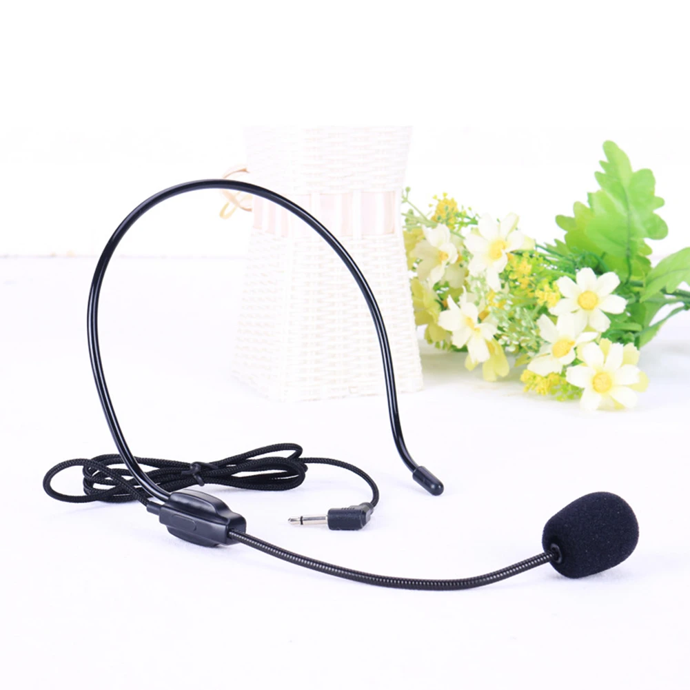 

3.5mm Head-Mounted Wired Microphone Headset Mini Mic For Teaching Meeting Speech Lecture Musical Instrument Accessories Parts