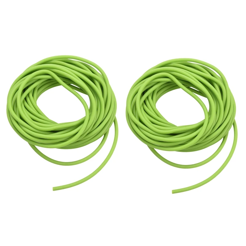 

2Pcs 32 Feet 5Mm Natural Latex Rubber Tube Tubing Replacement Band 10M