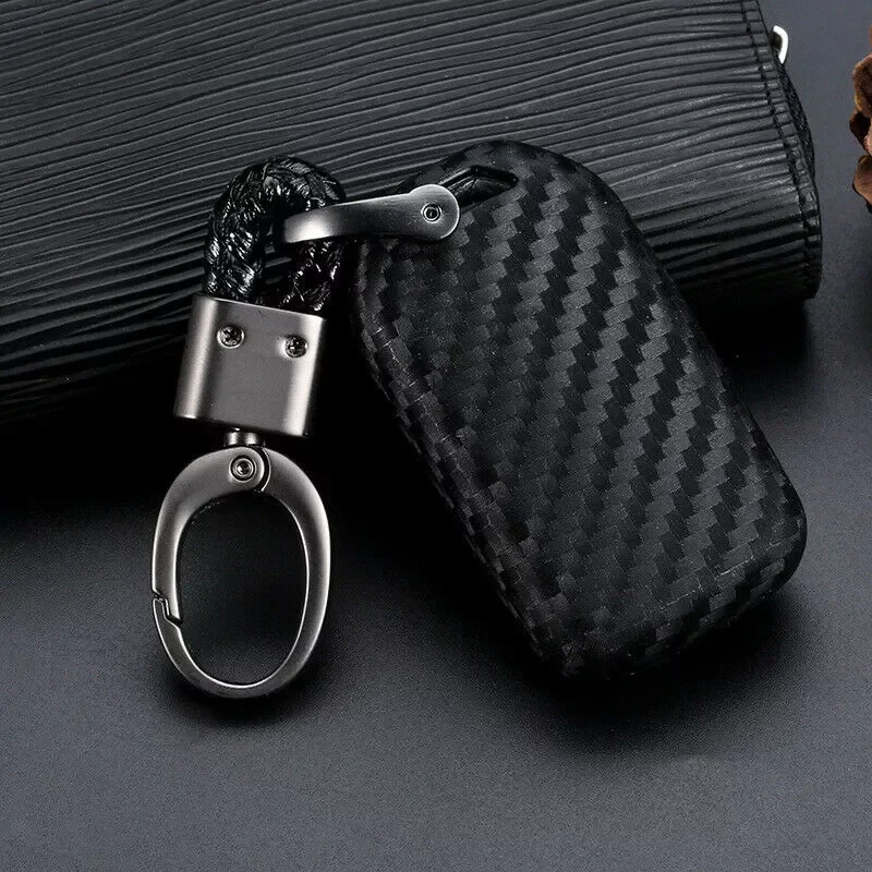 

Car Key Case Silicone TPU Compound 68mm X 38mm W/ Keychain Ring