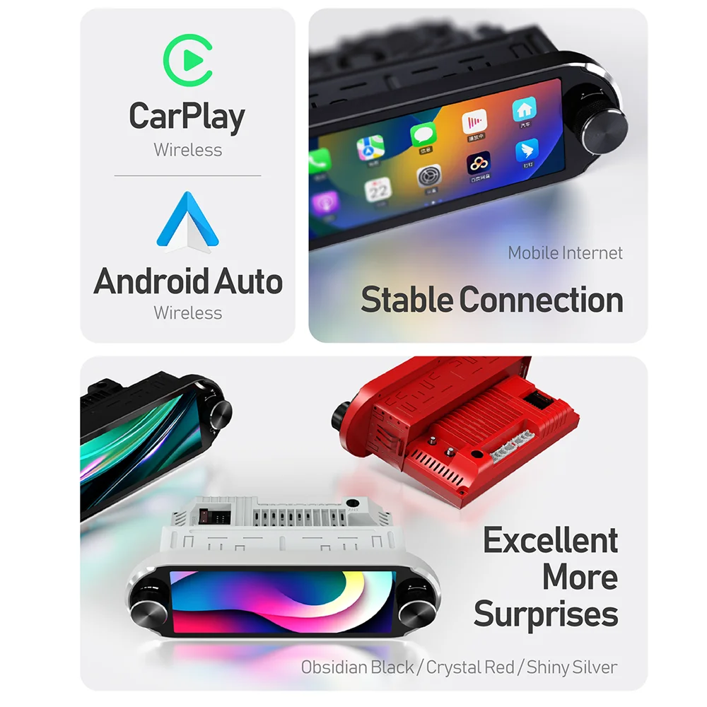 Лидер продаж 6 86 'ɺndroid автомобильный мультимедийный плеер QLED сенсорный экран