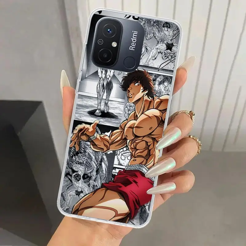 Оригинальный аниме чехол Baki the Grappler для телефона Xiaomi Redmi 12C 12 10C 10A 10X 10 9C 9A 9 9T 8A 8 7A 7 6A 6