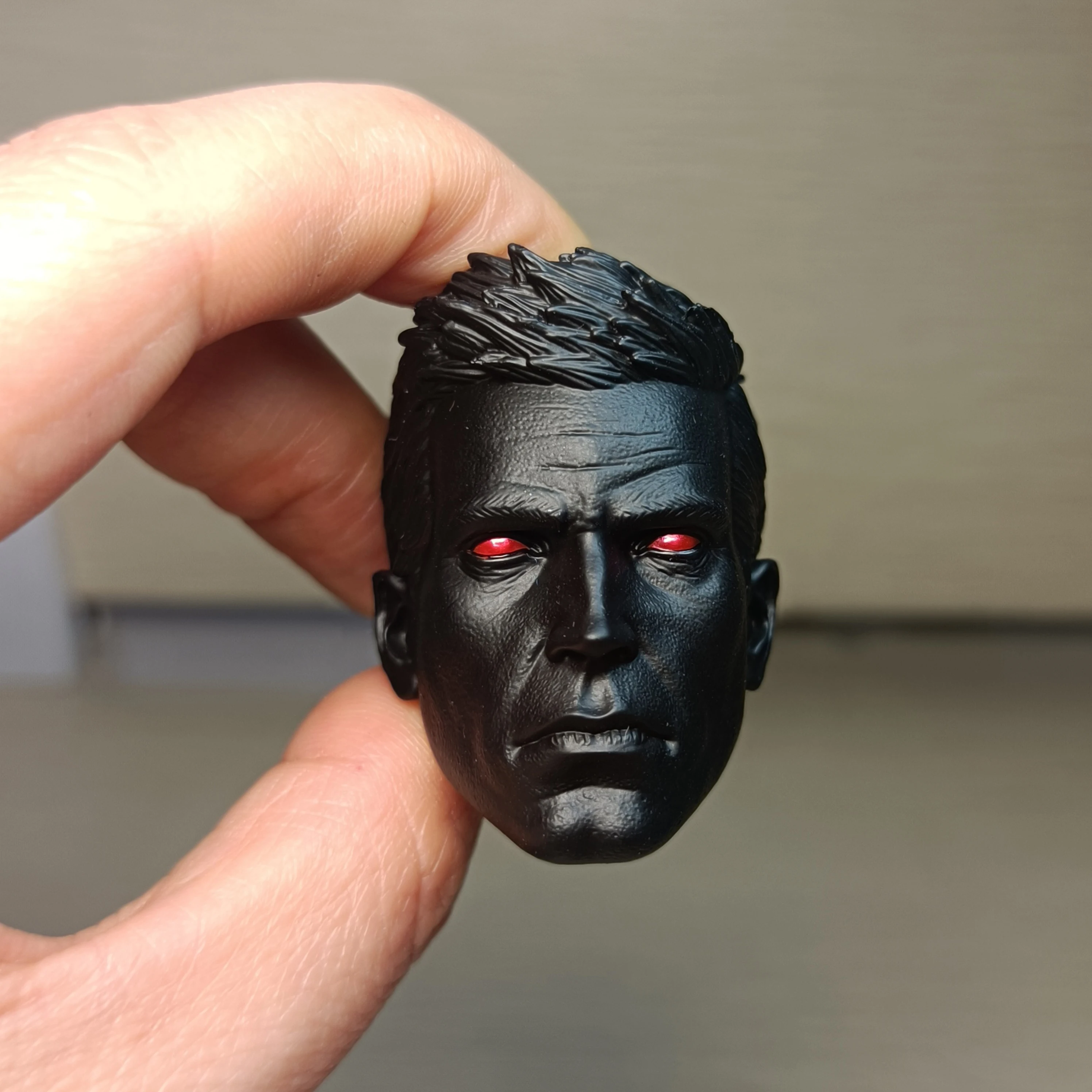 

1/6 Mr. Rich Bruce Game Black Head Sculpt Model For 12" Male Action Figure Body