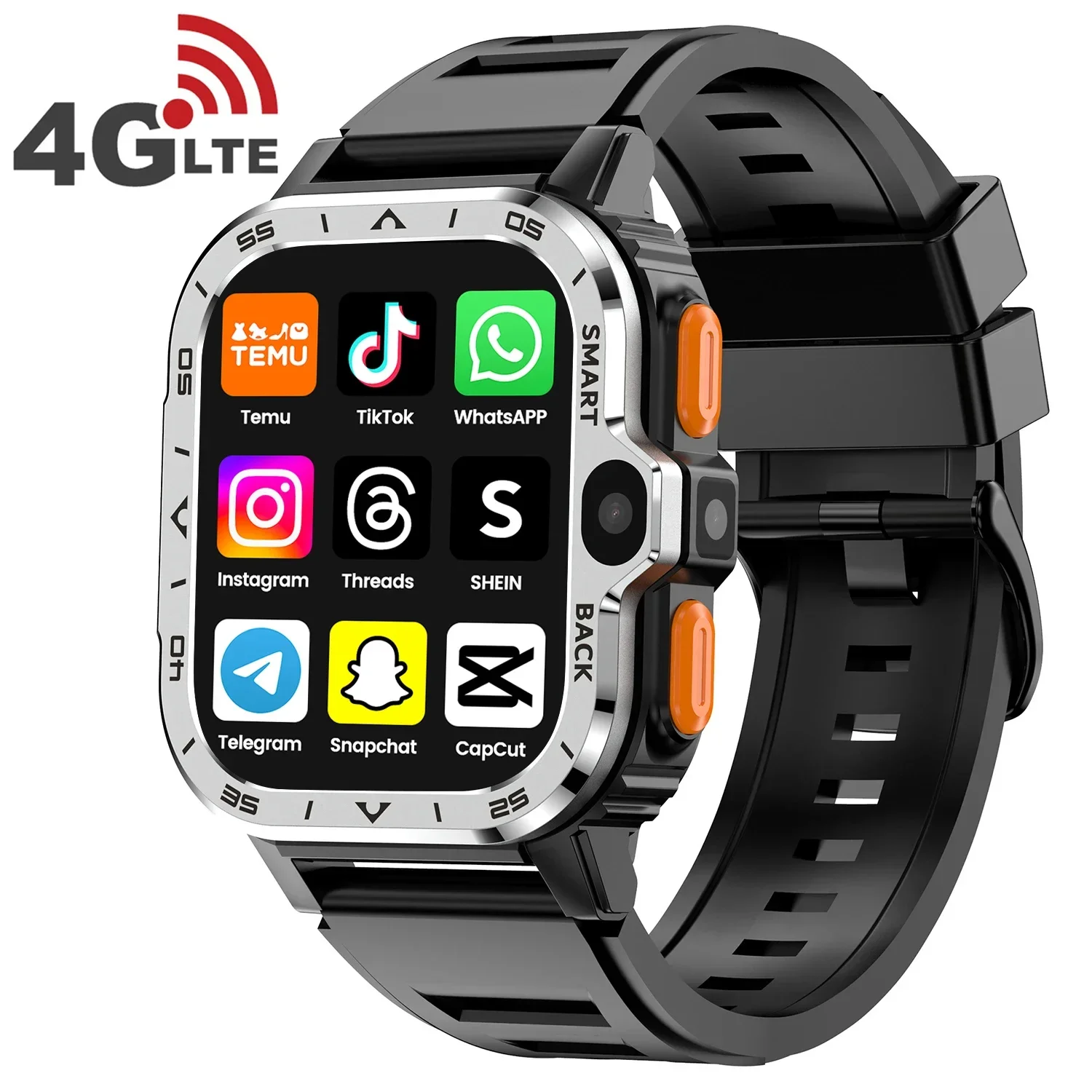 VALDUS 4G Android Phone Smartwatch RAM 2 ГБ ПЗУ 16 Sim-карта Мобильная GPS WIFI камера Fashion hombre S8 Ultra S9 PGD