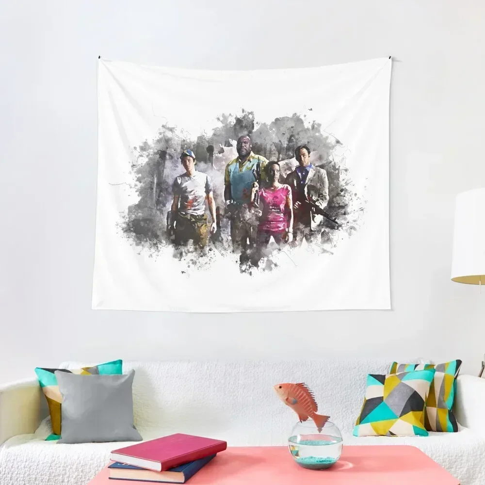 Left 4 Dead 2 гобелен из полиэстера