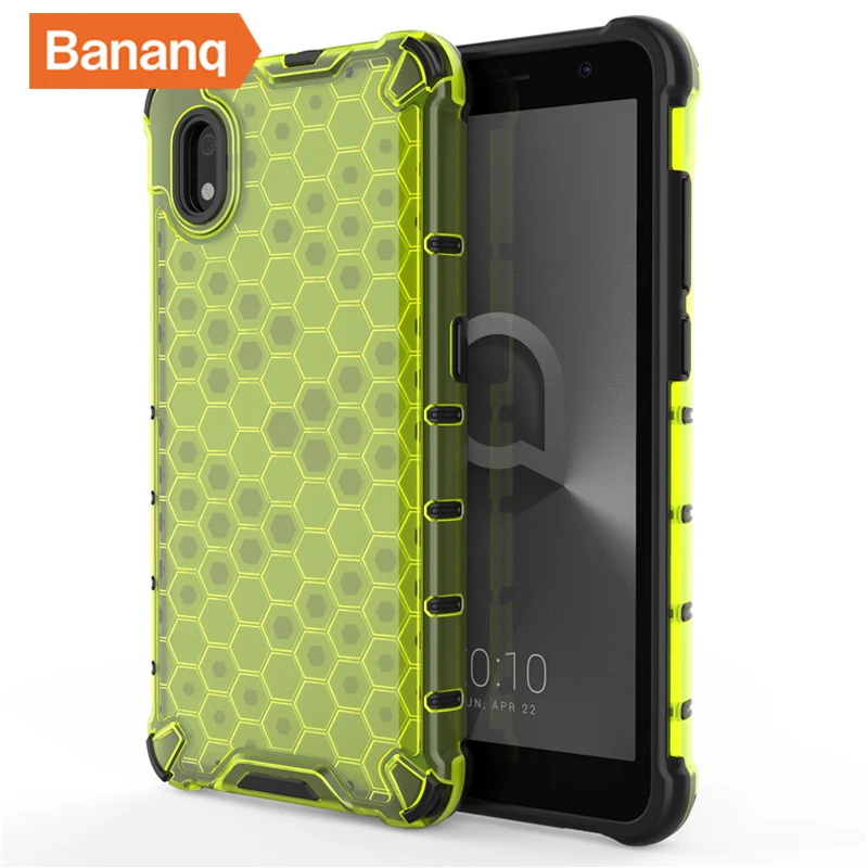 

Bananq Honeycomb Armor Shockproof Phone Case For Alcatel 1B 1S 1V2020 Soft Silicone Back Cover