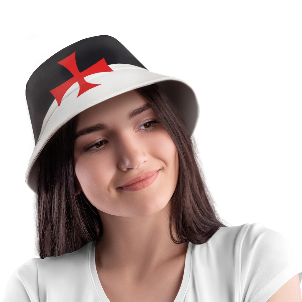 Женская/Мужская/Женская шляпка-ведро с логотипом