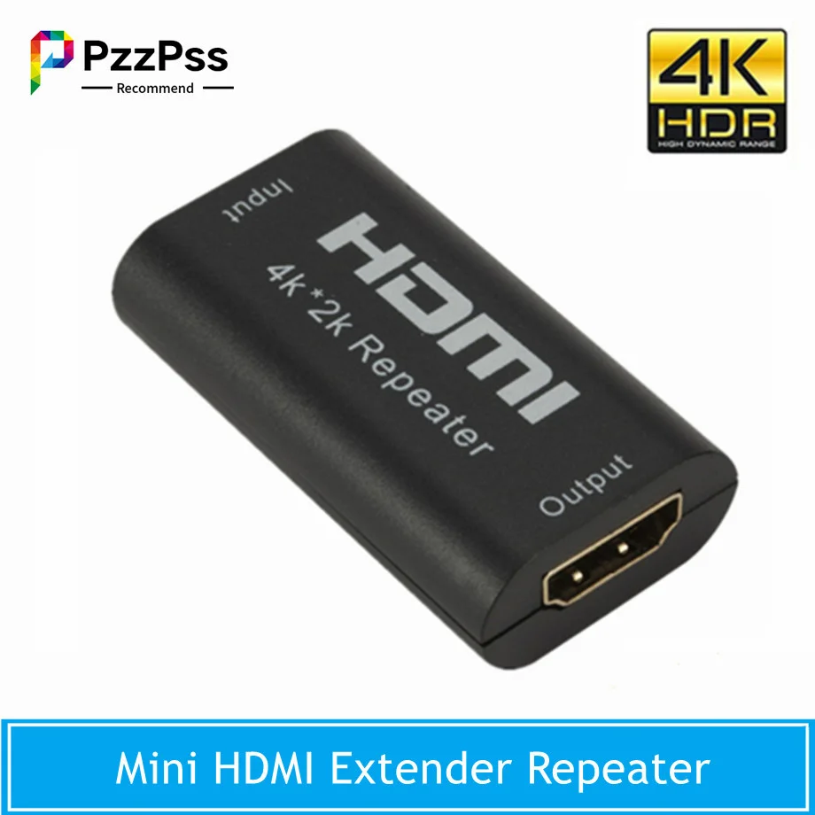 

Усилитель сигнала PzzPss Mini 4K x 2K HDMI до 40 М V1.4 3D 1080P HD
