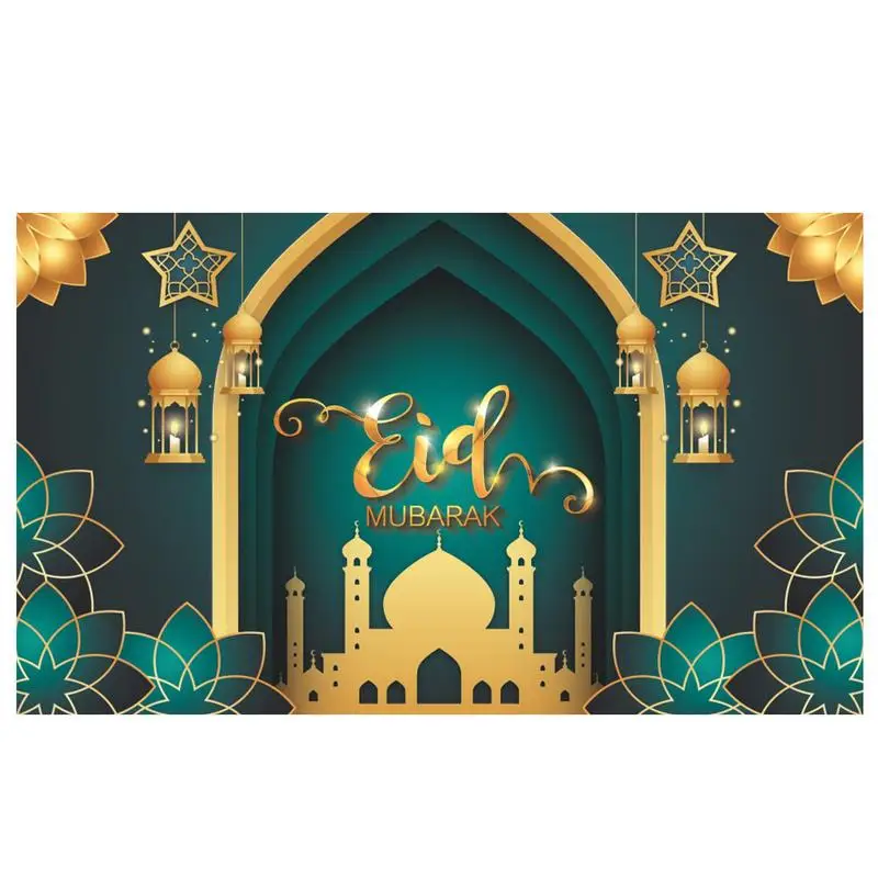 

180X110cm Photography Background Cloth Tapestry 2023 Eid Al-Fitr Backdrop Banner Decor For Home Wall Islamic Party Supplies