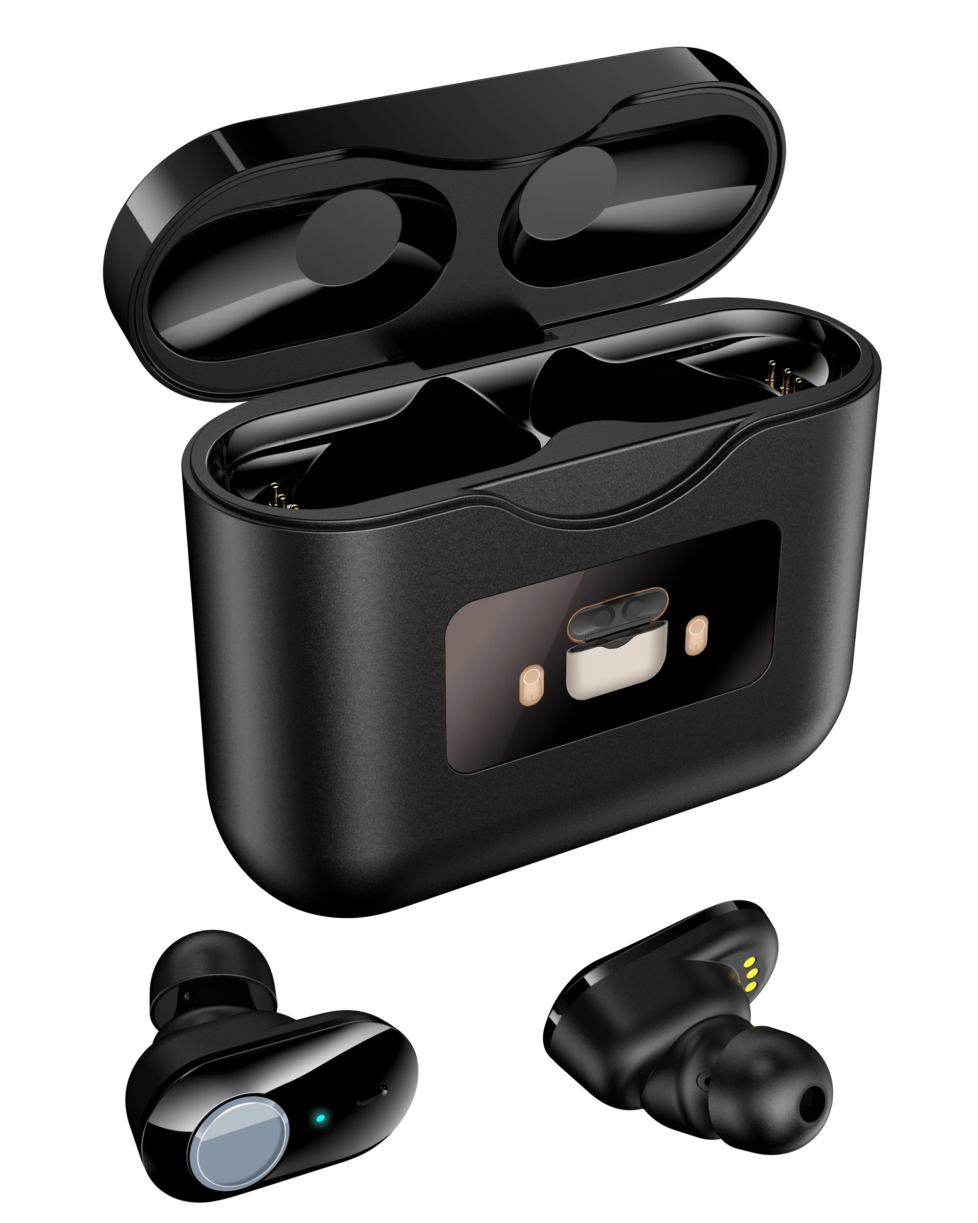2020 Newest High Quality LED Display Wireless Earbuds with ANC Noise Cancelation TWS Earphone Headset for Iphone earbuds
2020 Newest High Quality LED Display Wireless Earbuds with ANC Noise Cancelation TWS Earphone Headset for Iphone earbuds